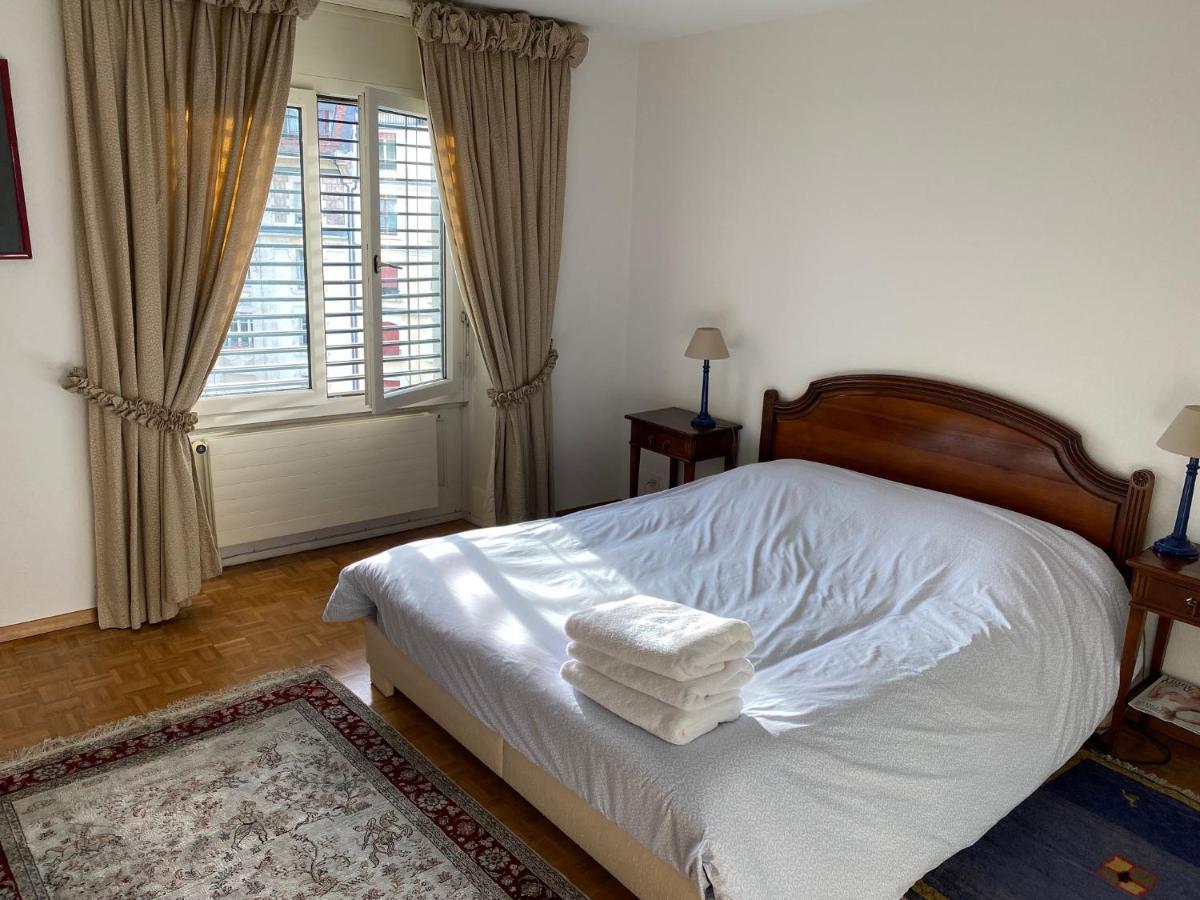 Geneve, Plein Centre,Belle Vue Lac, Splendide Et Grand Appartement Buitenkant foto